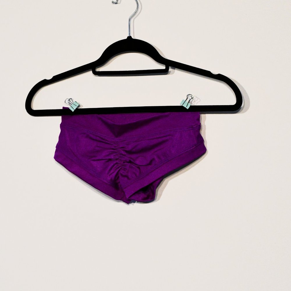 Arista Active Purple Hot Pants, Pole Shorts, NWOT - Picture 9 of 10